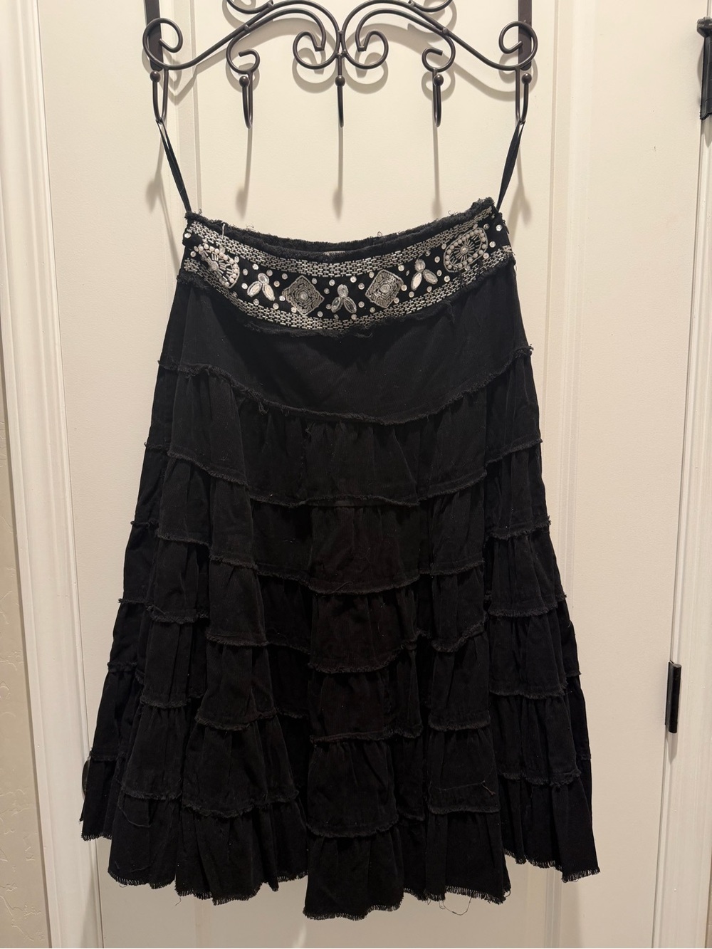 ✨ French Kiss Vintage Y2K Boho Maxi Skirt